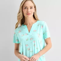 Adonna Womens Short Sleeve 2-pc. Pajama Sets