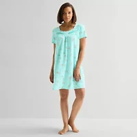 Adonna Womens Short Sleeve Nightgown