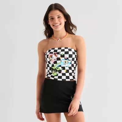 Hello Kitty x Powerpuff Girls Tube Top Womens Juniors