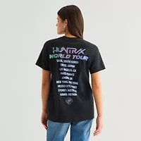 Womens Juniors Crew Neck Short Sleeve KPop Demon Hunters Graphic T-Shirt