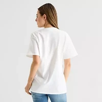 Rosalina Boyfriend Tee Womens Juniors Crew Neck Short Sleeve Graphic T-Shirt