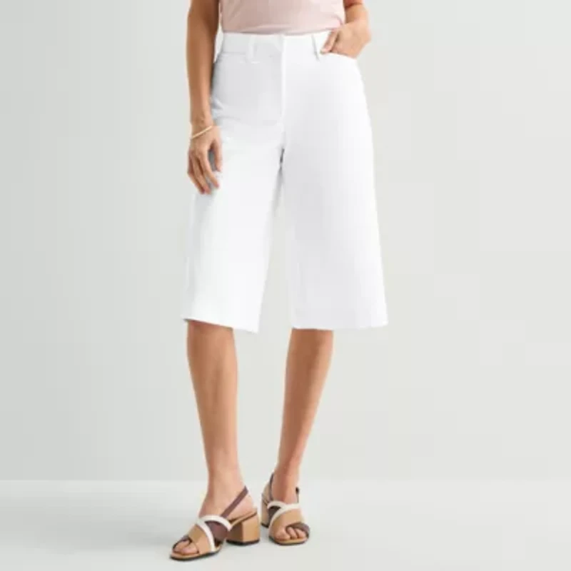 Liz Claiborne Emma Womens Culotte Pant