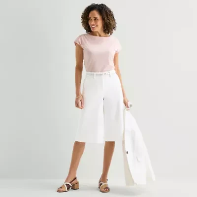 Liz Claiborne Emma Womens Culotte Pant