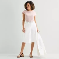 Liz Claiborne Emma Womens Culotte Pant