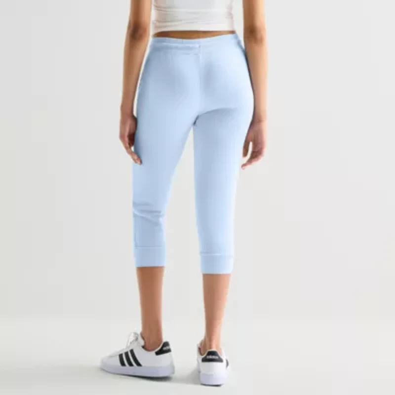 Arizona Womens Juniors Mid Rise Workout Capris