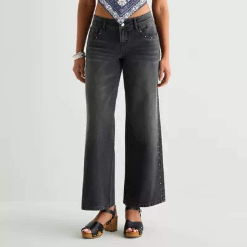 Forever 21 Womens Juniors Wide Leg Jean