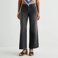 Forever 21 Womens Juniors Wide Leg Jean