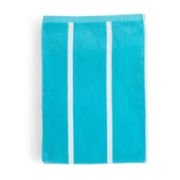 Outdoor Oasis Cabana Stripe Reversible Beach Towel