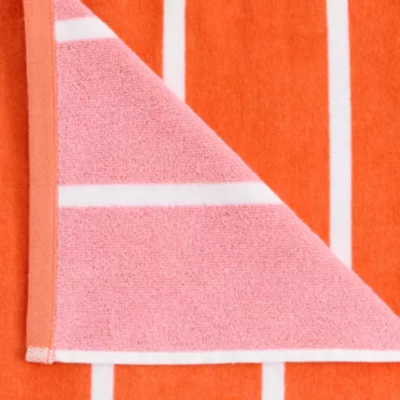 Outdoor Oasis Cabana Stripe Beach Towel