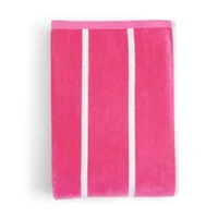 Outdoor Oasis Cabana Stripe Reversible Beach Towel