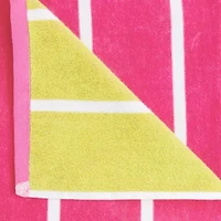 Outdoor Oasis Cabana Stripe Reversible Beach Towel