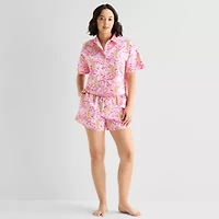 Hope & Wonder Women's History Month Tiger Printed Short Sleeve Regular Fit Pajama Top