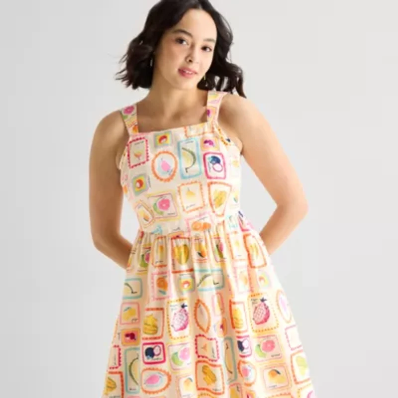 Hope & Wonder AAPI Womens Short Sleeve A-Line Dress