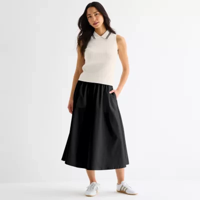 Stylus Womens Sleeveless Polo Sweater