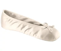 Isotoner® Satin Ballerina Slippers