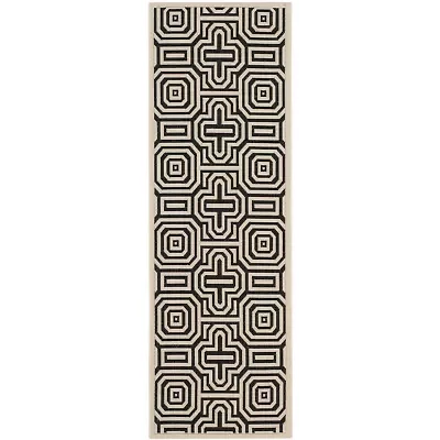 Safavieh Courtyard Collection Klara Geometric Indoor/Outdoor Runner Rug