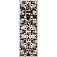 Safavieh Courtyard Collection Klara Geometric Indoor/Outdoor Runner Rug