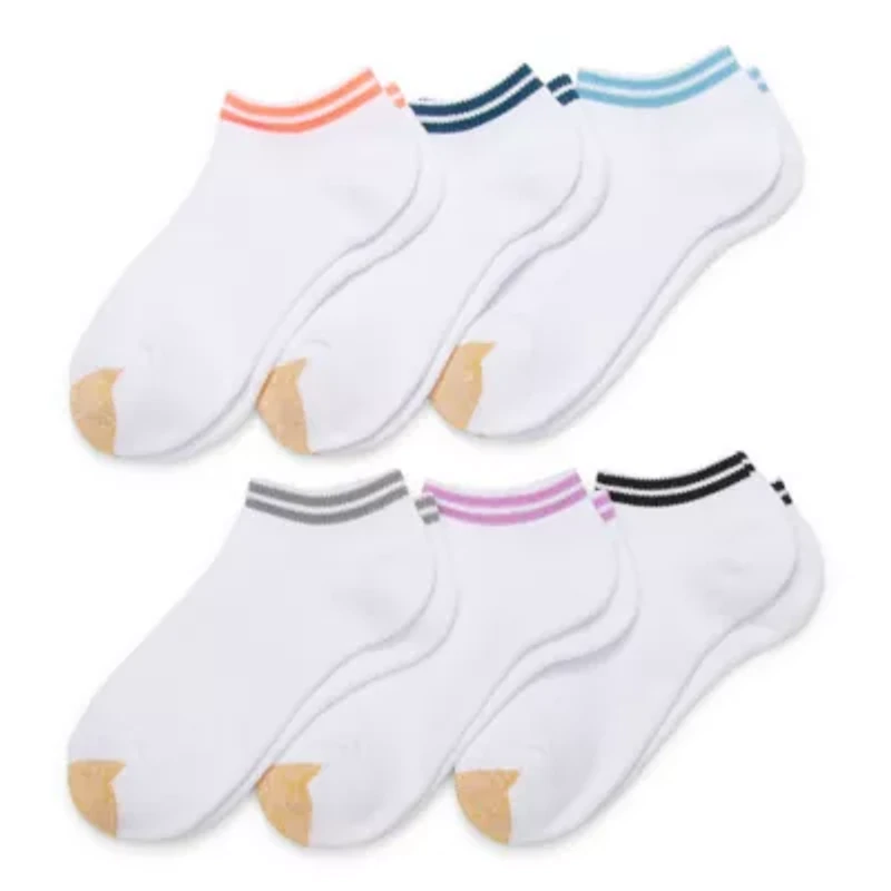 Gold Toe Cushion Womens 6 Pair Liner Socks