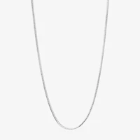 Silver Reflections Pure Over Brass 16-30" Chain Necklace
