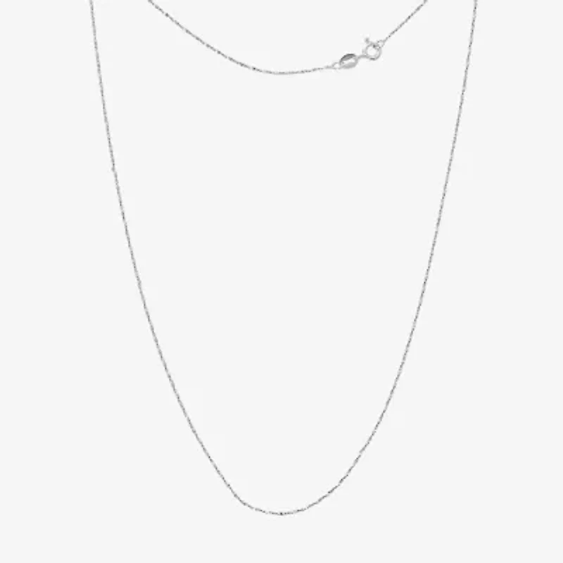 Silver-Plated Brass 18" Twist Chain