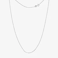 Silver-Plated Brass 18" Twist Chain