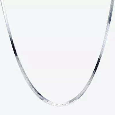Silver Treasures Made Italy Sterling 18-24" Snake Chain Necklace
