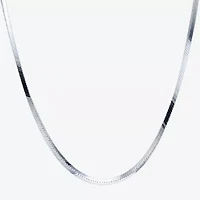 Silver Treasures Made Italy Sterling 18-24" Snake Chain Necklace