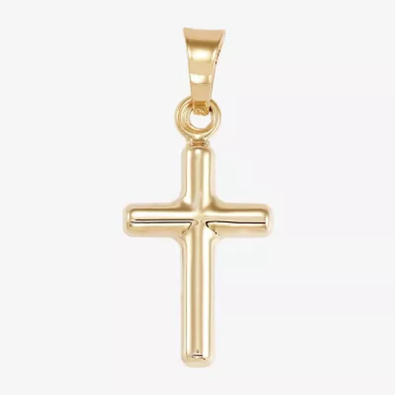 Unisex Adult 14K Gold Cross Pendant