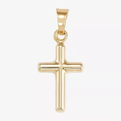 Unisex Adult 14K Gold Cross Pendant
