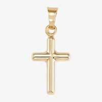 Unisex Adult 14K Gold Cross Pendant