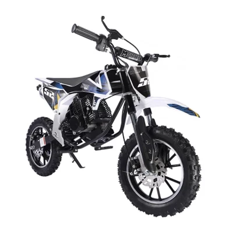 Warrior 52cc 2-Stroke Kids Gas Dirt Bike Black Ride-On Car