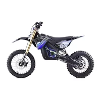 Mototec 48v Pro Electric Dirt Bike 1500w Lithium Blue Ride-On Car