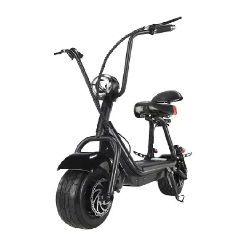 Mototec Mini Fat Tire 48v 500w Electric Scooter Black Ride-On Car
