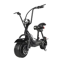 Mototec Mini Fat Tire 48v 500w Electric Scooter Black Ride-On Car