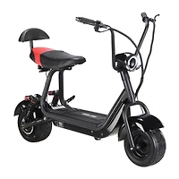 Mototec Mini Fat Tire 48v 500w Electric Scooter Black Ride-On Car
