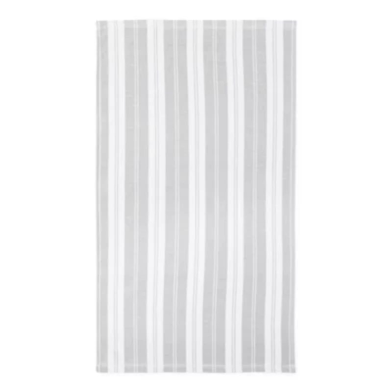 Cooks Striped Dual Purpose 4-Pc. Kitchen Towel Set