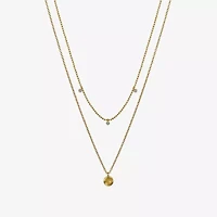 Gratitude & Grace Womens Cubic Zirconia 2-pc. Necklace Set