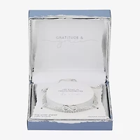 Gratitude & Grace Womens Cubic Zirconia Infinity Bolo Bracelet