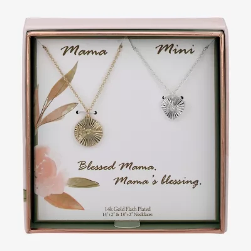 Sparkle Allure Womens 2-pc. Necklace Set