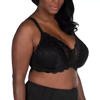 Leading Lady® Scalloped Lace Underwire Full Figure Bra- 5044