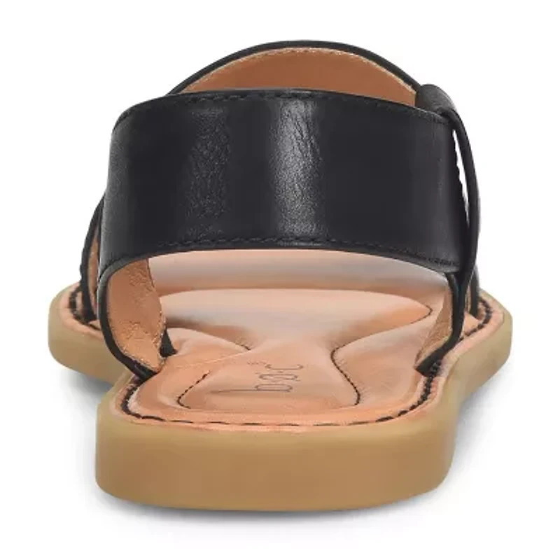BOC by Born Womens Kacee Slingback Strap Flat Sandals