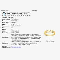 I Said Yes (H-I / I1) 1/6 CT. T.W. Lab Grown White Diamond Sterling Silver or 14K Gold Over Wedding Band
