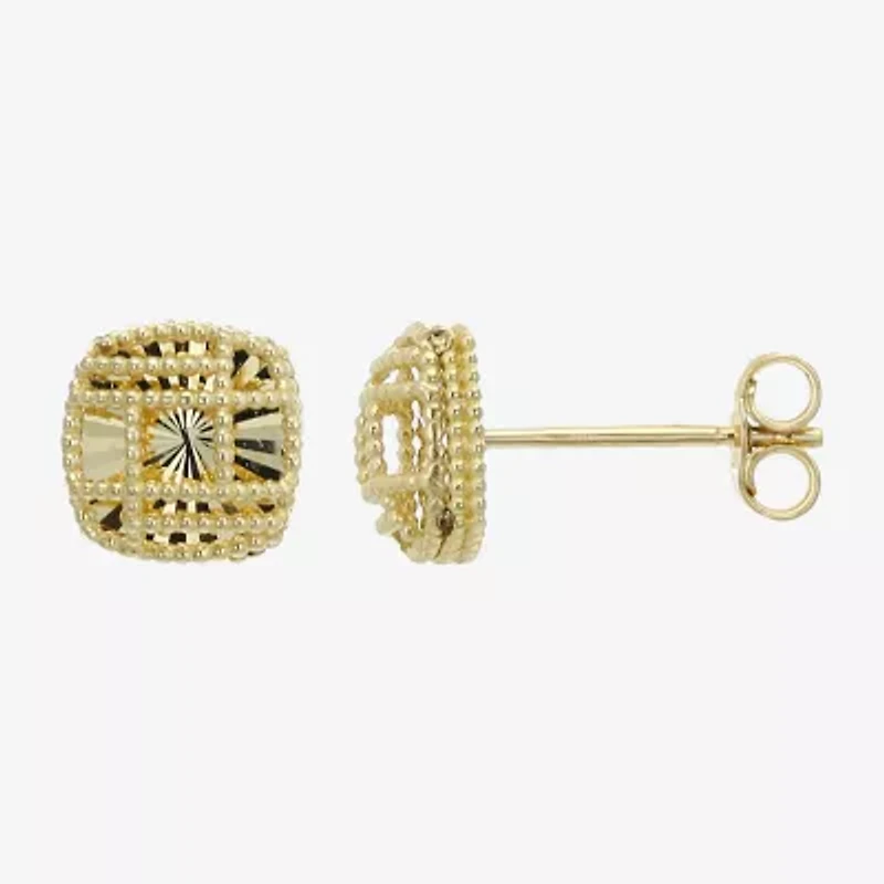 Womens 14K Gold Square 2-pc. Jewelry Set