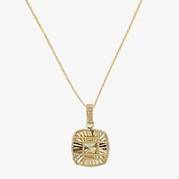 Womens 14K Gold Square 2-pc. Jewelry Set
