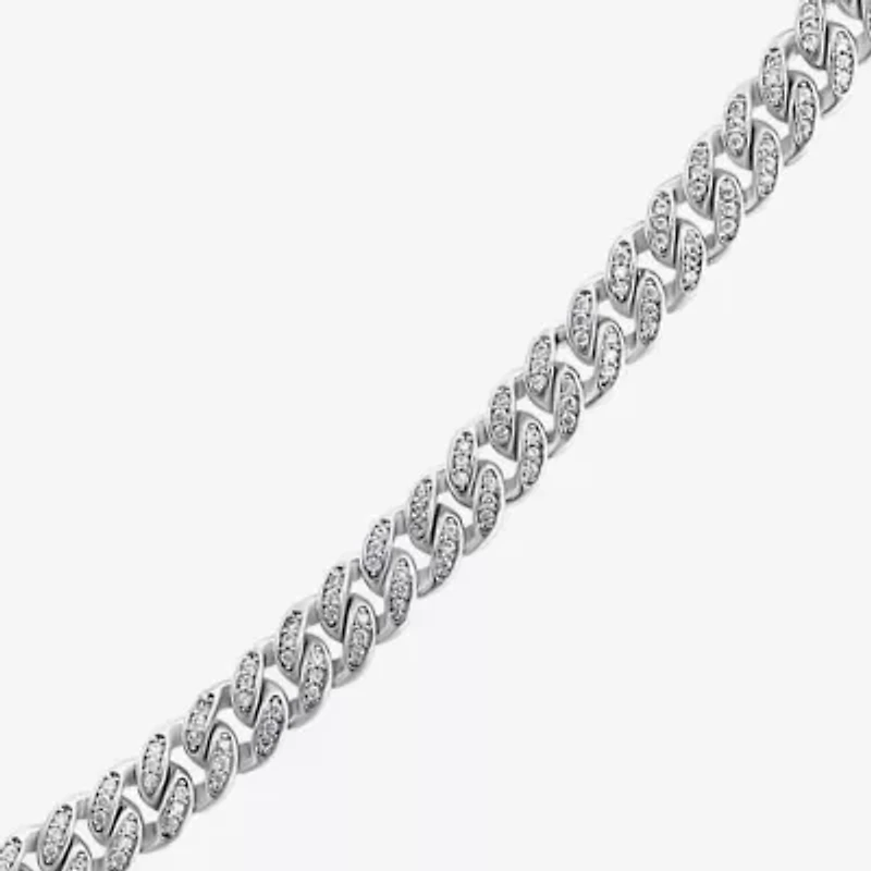 Mens Sterling Silver 22 Inch Link Chain Necklace