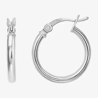 Womens Sterling Silver Round Pair Earring Set