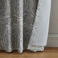 Elrene Home Fashions Giovanni Rod Pocket Back Tab Energy Saving Blackout Single Curtain Panel