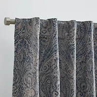 Elrene Home Fashions Vittoria Rod Pocket Back Tab Energy Saving Blackout Single Curtain Panel