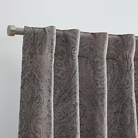 Elrene Home Fashions Vittoria Rod Pocket Back Tab Energy Saving Blackout Single Curtain Panel