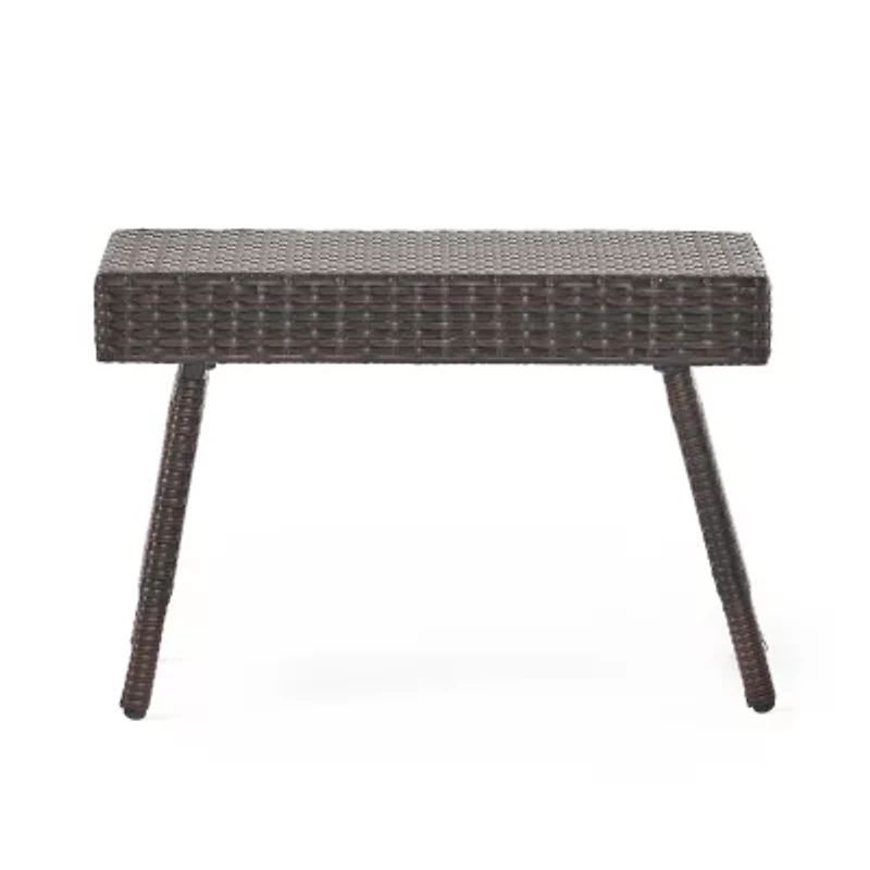 Salem Folding Rattan Side Table